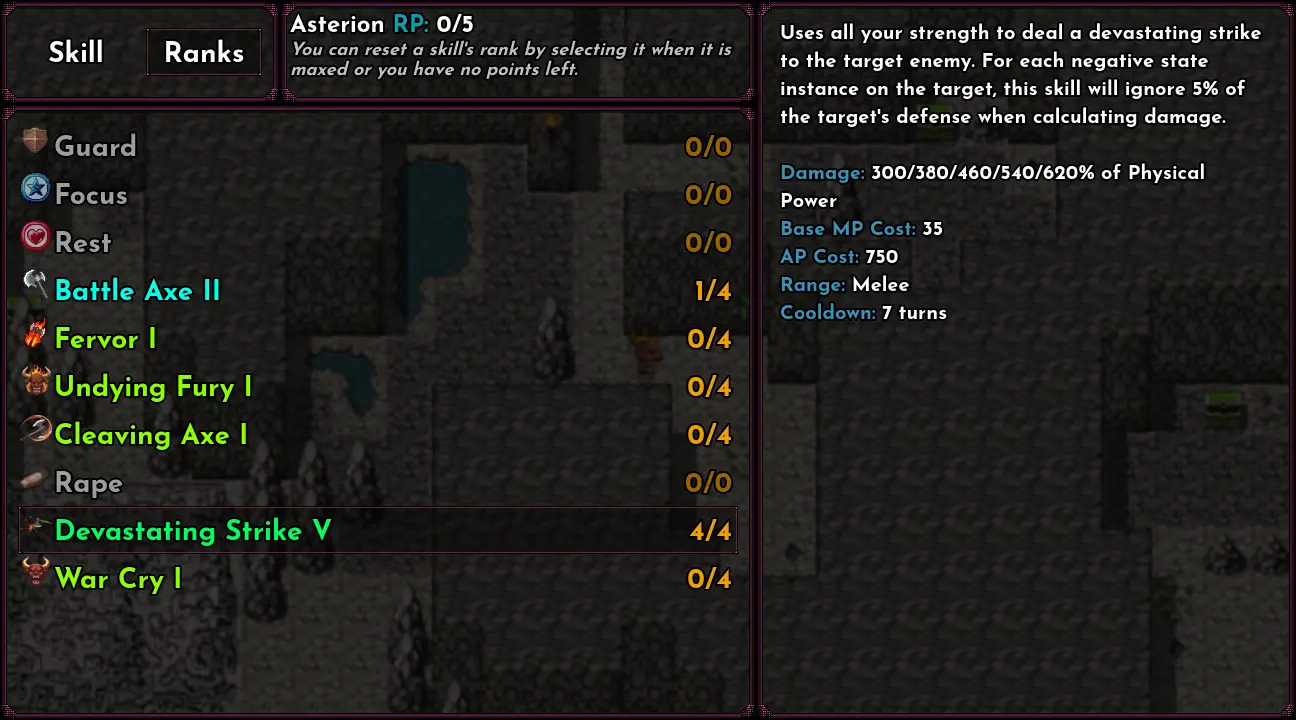Vengeance of the Minotaur - 2D Turn-Based Adult RPG Screenshot 12 of 17